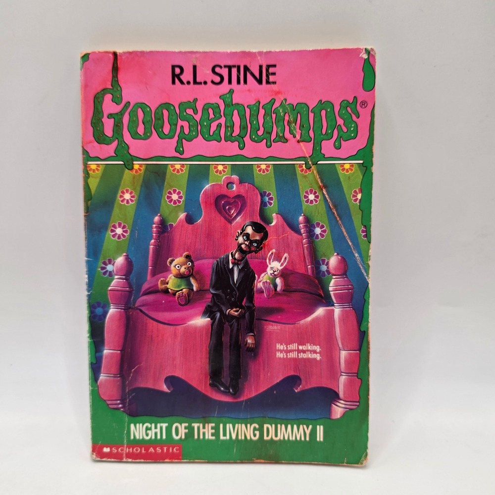 Goosebumps Night of the Living Dummy II R.L. Stine Slappy 1st Printing 1995 Book